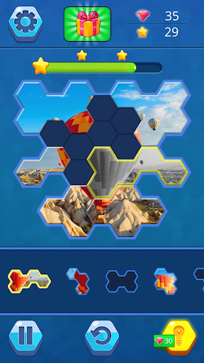 Jigsaw Hexa Puzzle ekran görüntüsü