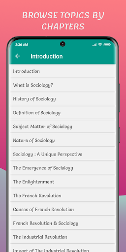 Understanding Sociology ekran görüntüsü