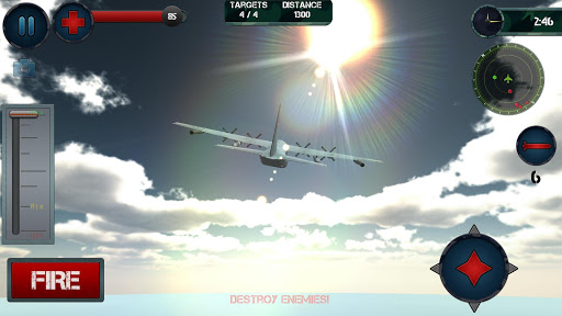 Airplane Gunship Simulator 3D ekran görüntüsü
