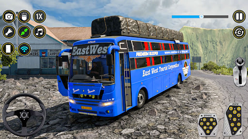 Offroad Bus Game: Bus Sim 3D ekran görüntüsü