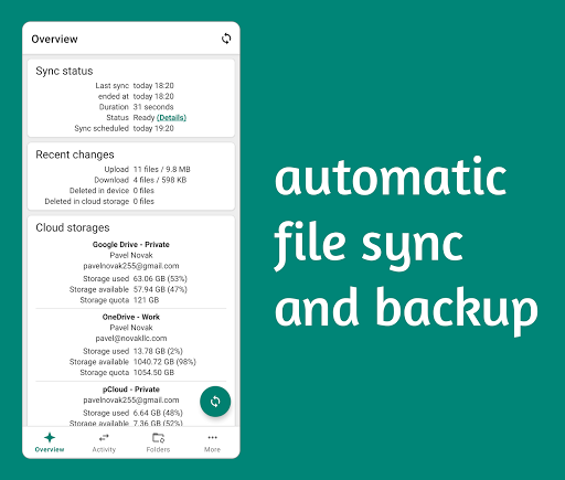 Autosync - File Sync & Backup ekran görüntüsü