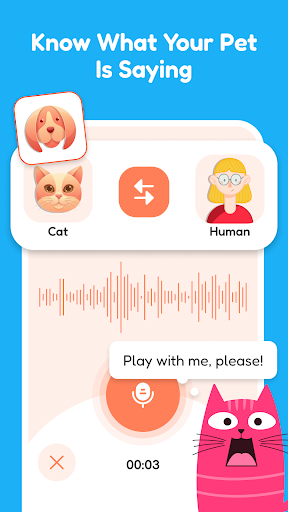 Human To Cat & Dog Translator ekran görüntüsü