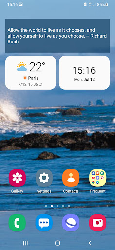 My Inspiration widget ekran görüntüsü