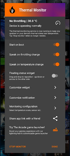 Thermal Monitor - Phone Temp ekran görüntüsü