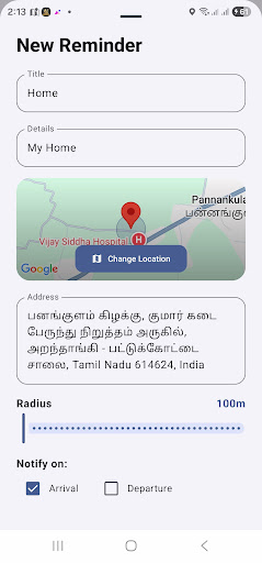 Location Remainder: GPS Alerts ekran görüntüsü