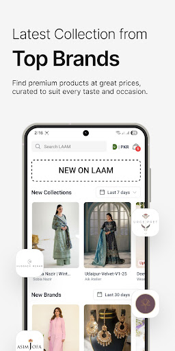LAAM: Online Shopping App ekran görüntüsü
