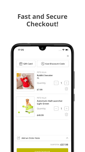Pets Villa Shop ekran görüntüsü
