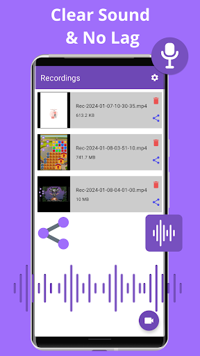 Screen Recorder FaceCam Audio ekran görüntüsü