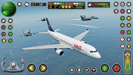 Airplane Pilot Flight Game ekran görüntüsü
