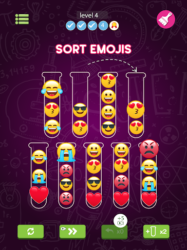 Emoji Sort: Sorting Games ekran görüntüsü