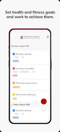 OSU Wexner Health and Fitness ekran görüntüsü