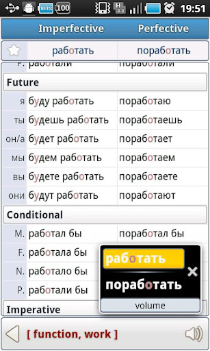Russian Verbs Pro ekran görüntüsü