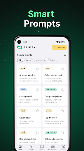 Friday: AI E-mail Assistant ekran görüntüsü