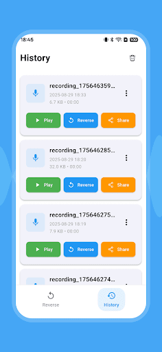 Reverse Audio ekran görüntüsü