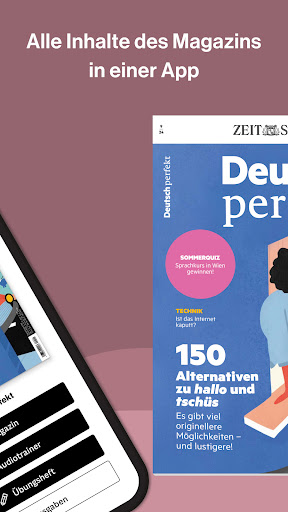 Deutsch perfekt lernen ekran görüntüsü