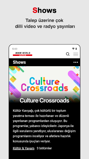 NHK WORLD-JAPAN ekran görüntüsü