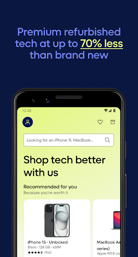 Back Market - Buy & Sell tech ekran görüntüsü