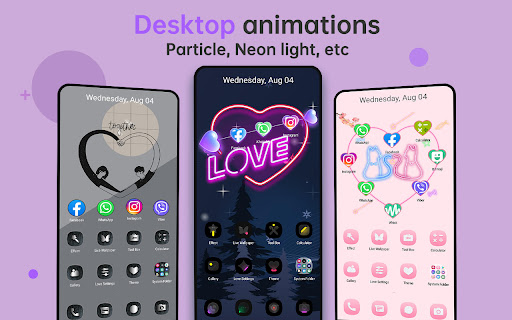 Love Launcher: lovely launcher ekran görüntüsü
