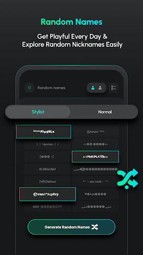 Auto Nickname Name Font Styles ekran görüntüsü