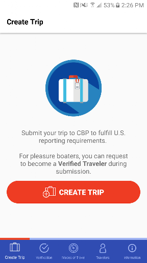 CBP ROAM ekran görüntüsü
