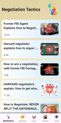 Mastering Negotiation Skills ekran görüntüsü