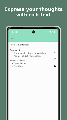 Focal - Notes & Tasks ekran görüntüsü