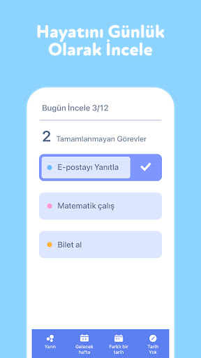WaterDo: Yapılacaklar listesi ekran görüntüsü