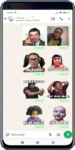 Stickers Con Frases Animados ekran görüntüsü