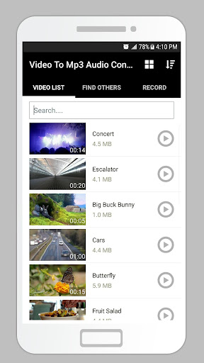Video To Mp3 Audio Converter ekran görüntüsü