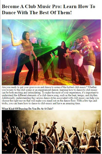 How to Do Club Dancing Moves ekran görüntüsü