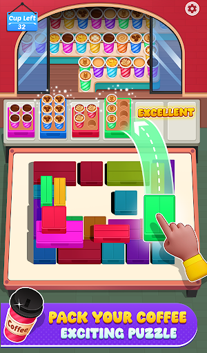 Coffee Mania - Packing Jam 3D ekran görüntüsü