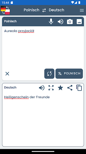 German Polish Translator ekran görüntüsü