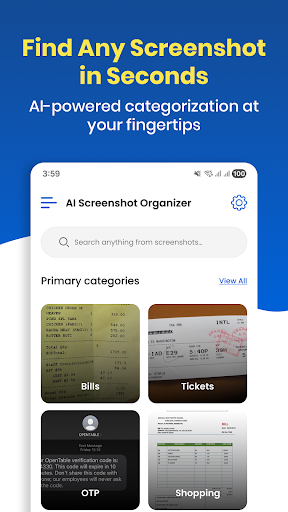 AI Screenshot Organizer ekran görüntüsü