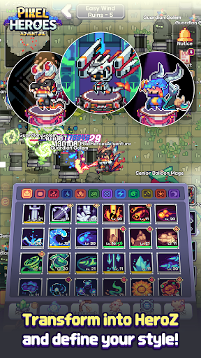 Pixel Heroes Adventure : MMO ekran görüntüsü