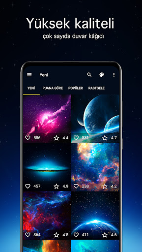 Uzay Duvar Kağıtları 4K ekran görüntüsü