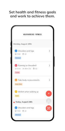 Weatherford Fitness ekran görüntüsü