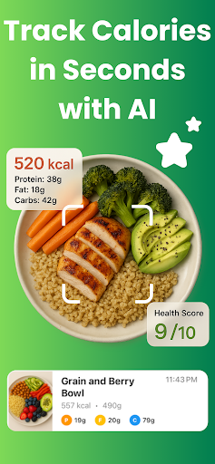 CalEase : AI Calorie Tracker ekran görüntüsü