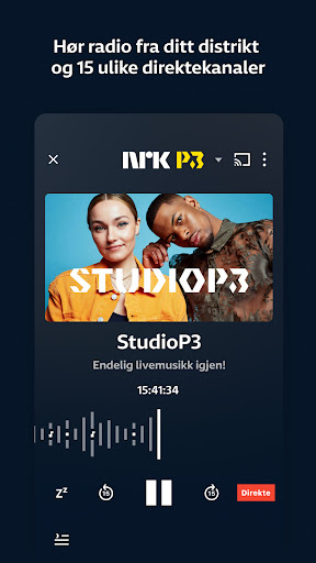 NRK Radio ekran görüntüsü