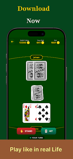 Blackjack ekran görüntüsü