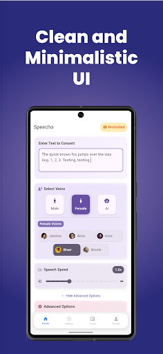 Voices AI: Text to Speech TTS ekran görüntüsü