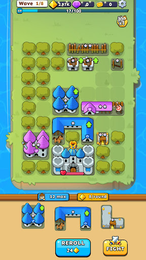 Fortress Merge: Puzzle Defense ekran görüntüsü