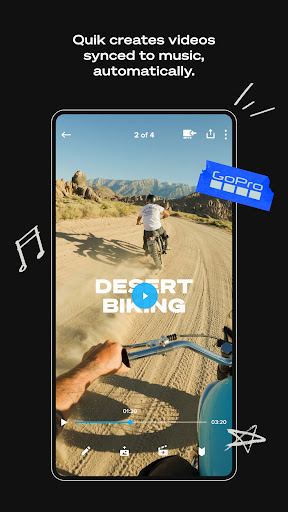 GoPro Quik: Video Editor ekran görüntüsü