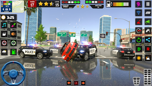 US Police Chase Car Game 3d ekran görüntüsü