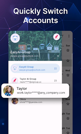 Email app for Outlook mail ekran görüntüsü