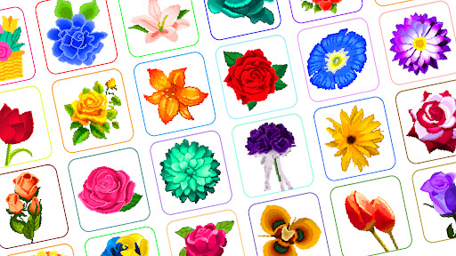 Flowers Pixel Art Book ekran görüntüsü
