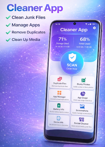 Telefon Temizleyici ekran görüntüsü