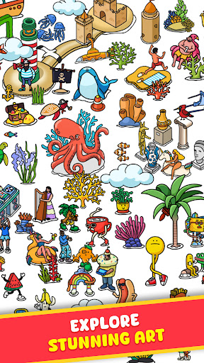 Sticker Book Diary ASMR Puzzle ekran görüntüsü
