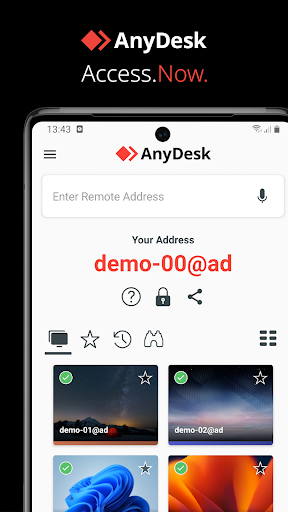 AnyDesk Uzak Masaüstü Yazılımı ekran görüntüsü