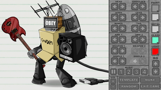 Mecha Dress Up ekran görüntüsü