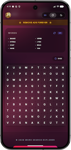 Word Search Explorer Offline ekran görüntüsü